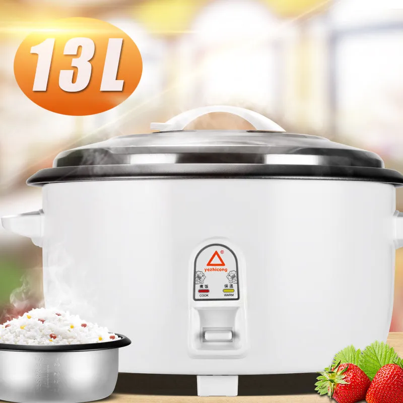 13L Non-Stick Commercial Rice Cooker 2000W Insulation