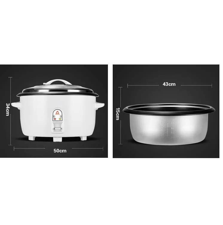 13L Non-Stick Commercial Rice Cooker 2000W Insulation