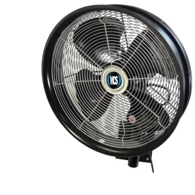 18" Outdoor Wall Mount Oscillation Fan 3-speed Control On Motor (Non Misting)