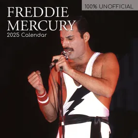 2025 Freddie Mercury Wall Calendar