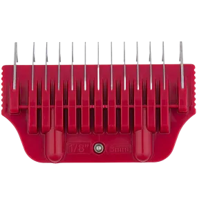 #5 1/8" Maroon Wide Attachment Comb 3mm by Zolitta