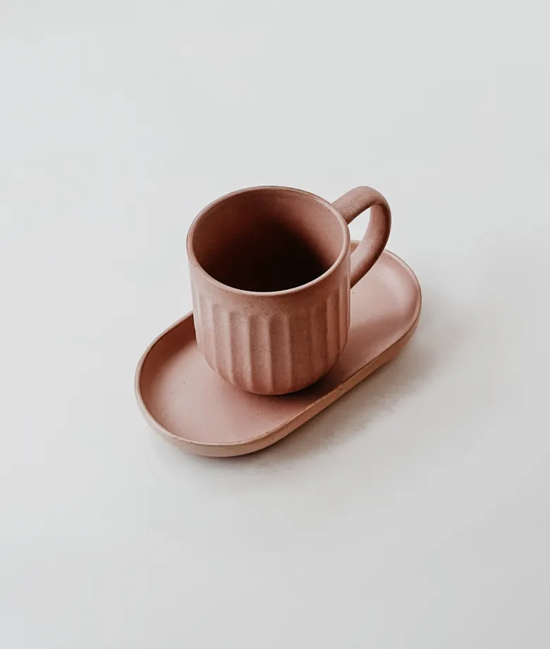 AHA cup and saucer 380ml/12.8oz