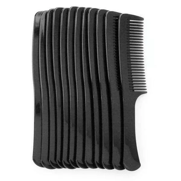 Annie Curved Teeth Bush Comb 9" Bulk Black