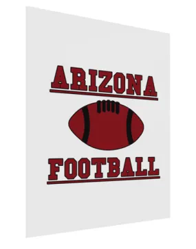 Arizona Football Gloss Poster Print Portrait - Choose Size by TooLoud