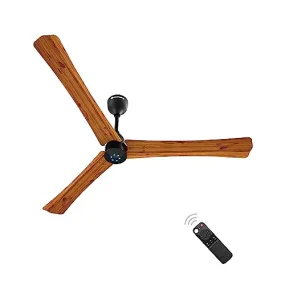 atomberg Renesa  1400mm BLDC Motor 5 Star Rated Ceiling Fans for Home with Remote Control | Upto 65% Energy Saving High Speed Fan with LED Lights | 2 1 Year Warranty (Oak Wood)