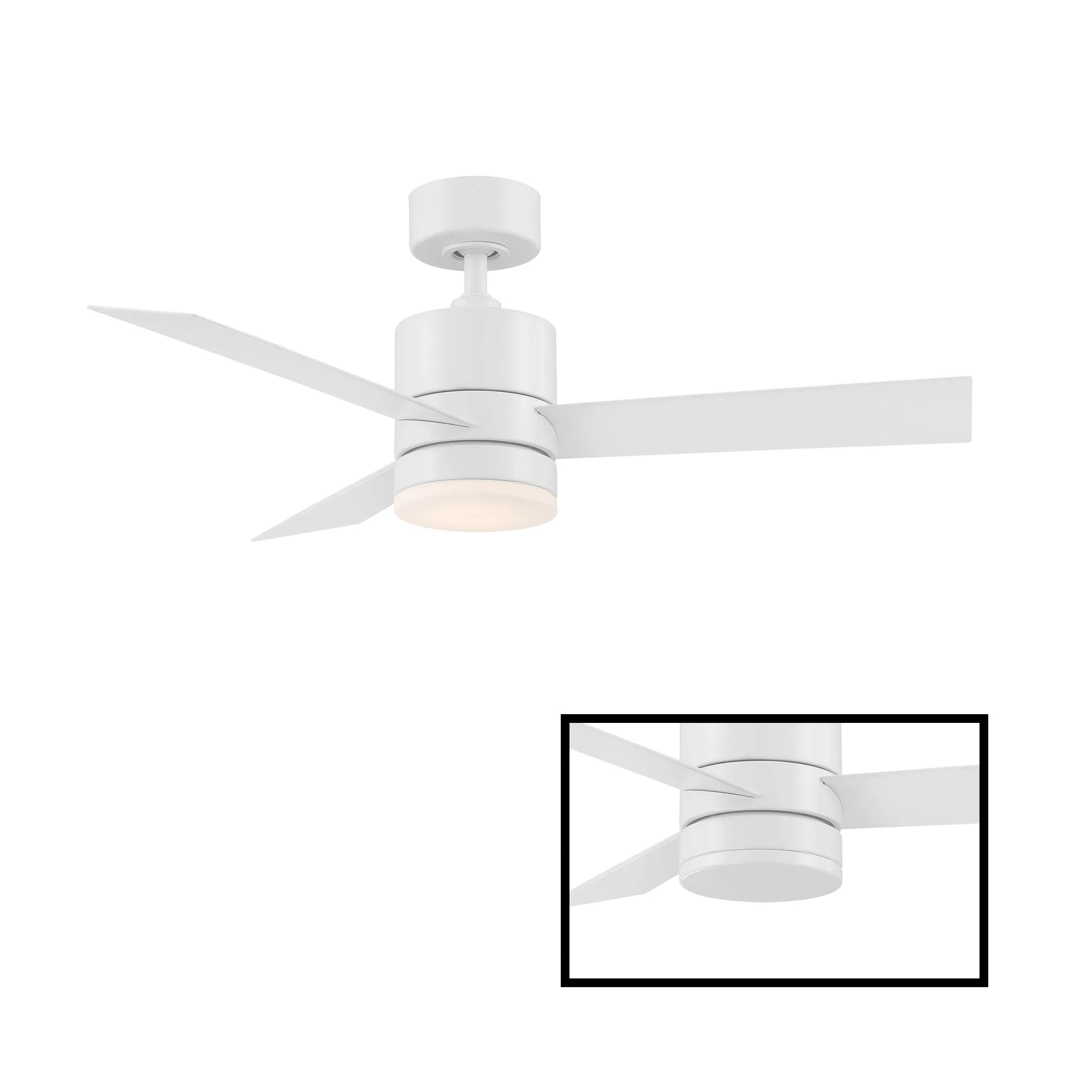 Axis Indoor/Outdoor 3-Blade 44" Smart Ceiling Fan with LED Light Kit and Remote Control