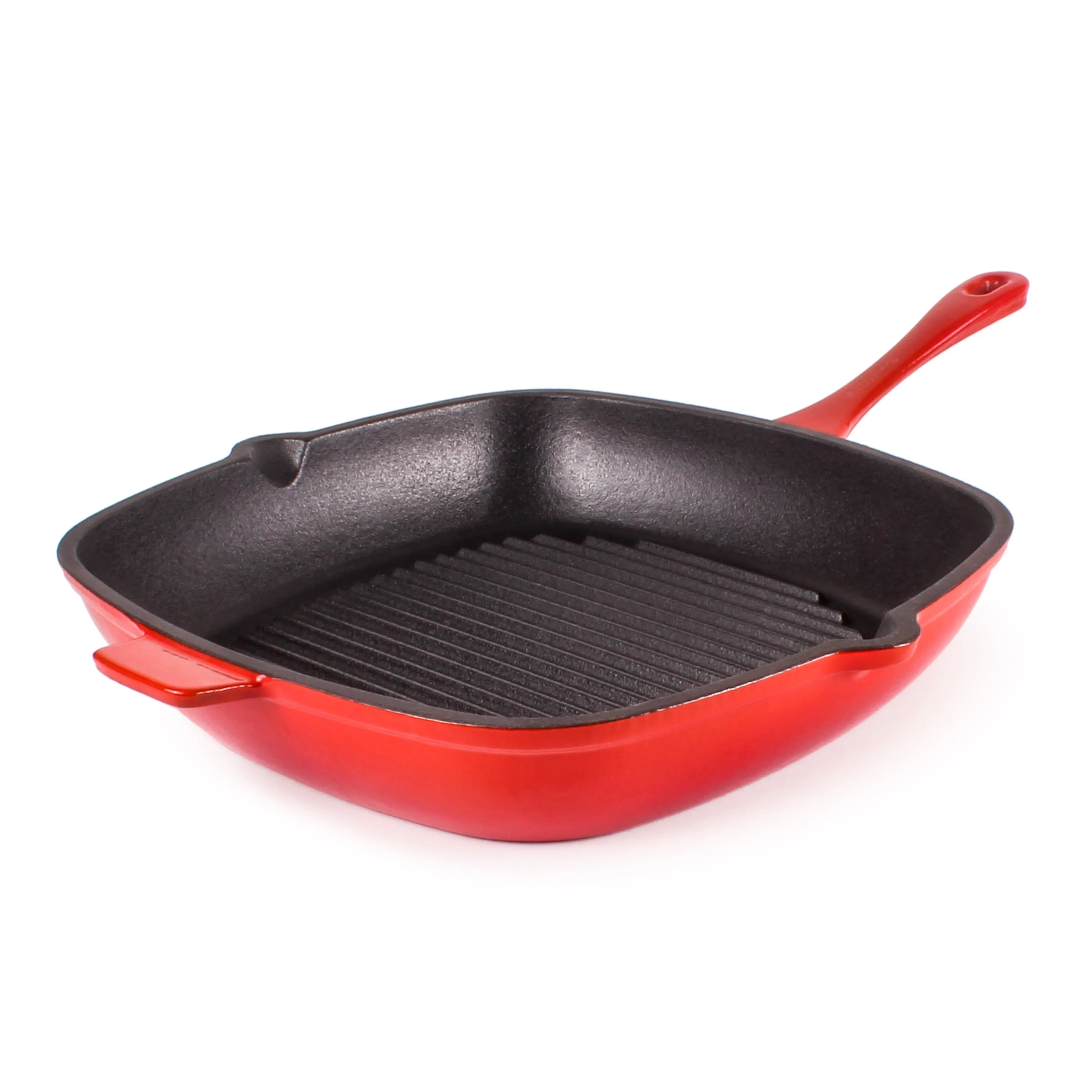 BergHOFF Neo 9pc Cast Iron Cookware Set, Red