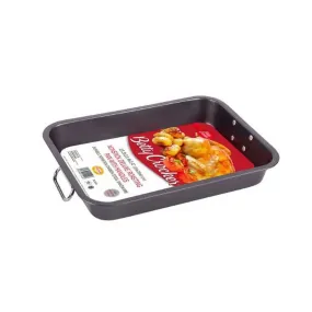 BETTY CROCKER - Delux Roasting Pan With Handles