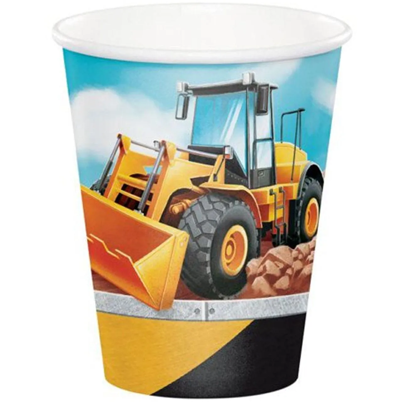 Big Dig Construction 9oz Paper Cups