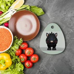 Black Kitty Sublimation Glass Cutting Board