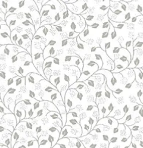 Blender Fabric, Gray 2, Neutral Fabric, Illusions, Flower white fabric 3492