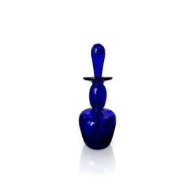 Blue Glass Perfume Bottle