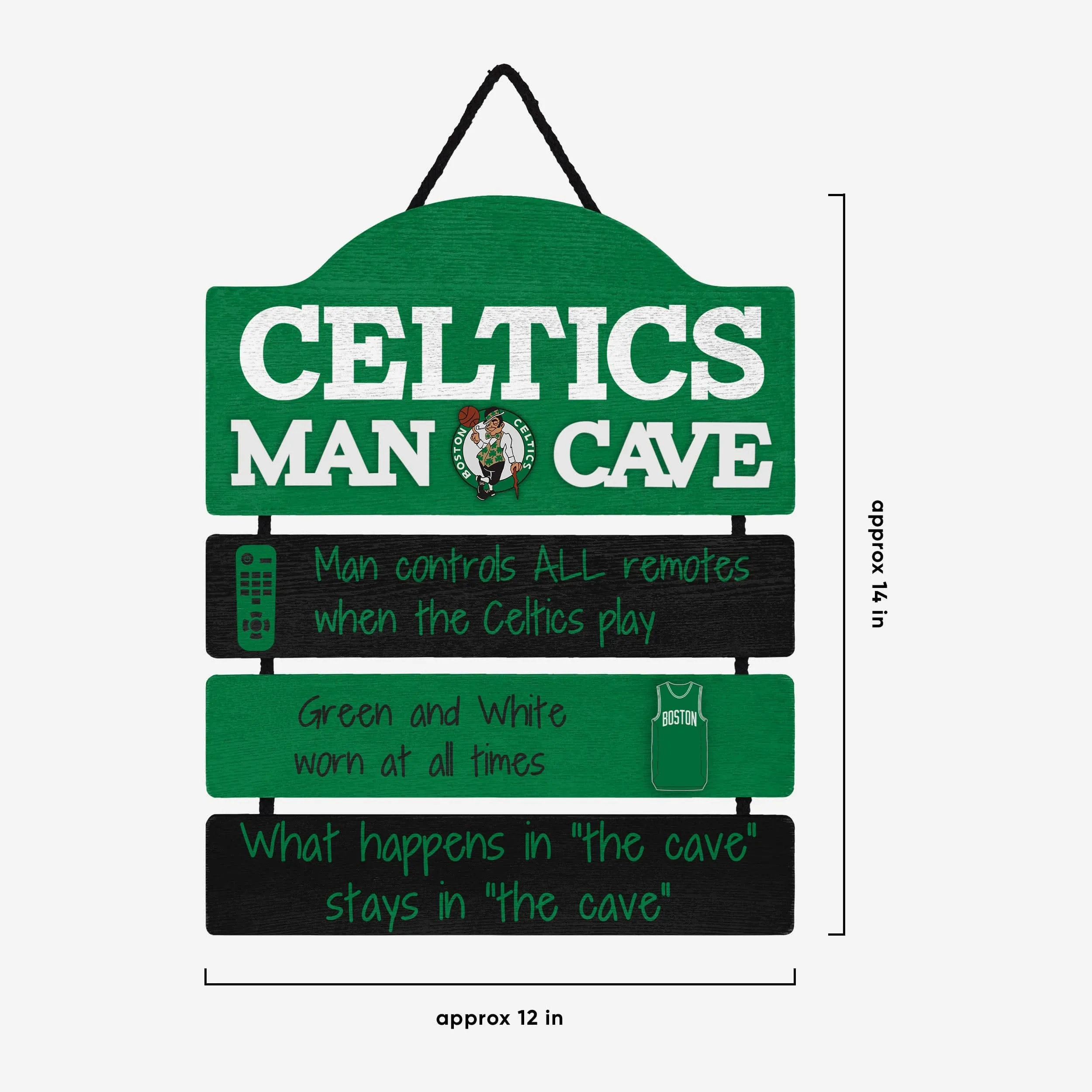 Boston Celtics Mancave Sign