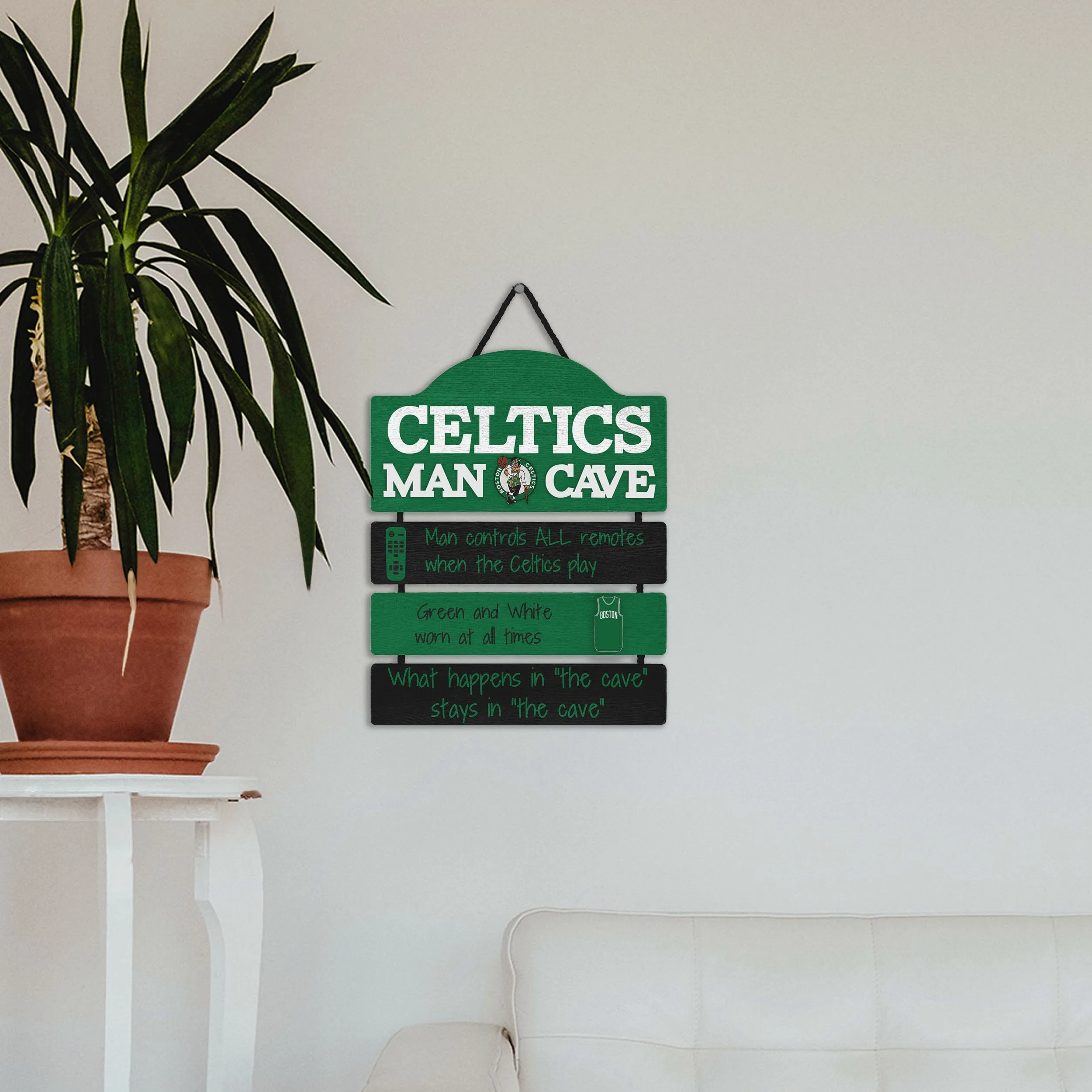 Boston Celtics Mancave Sign