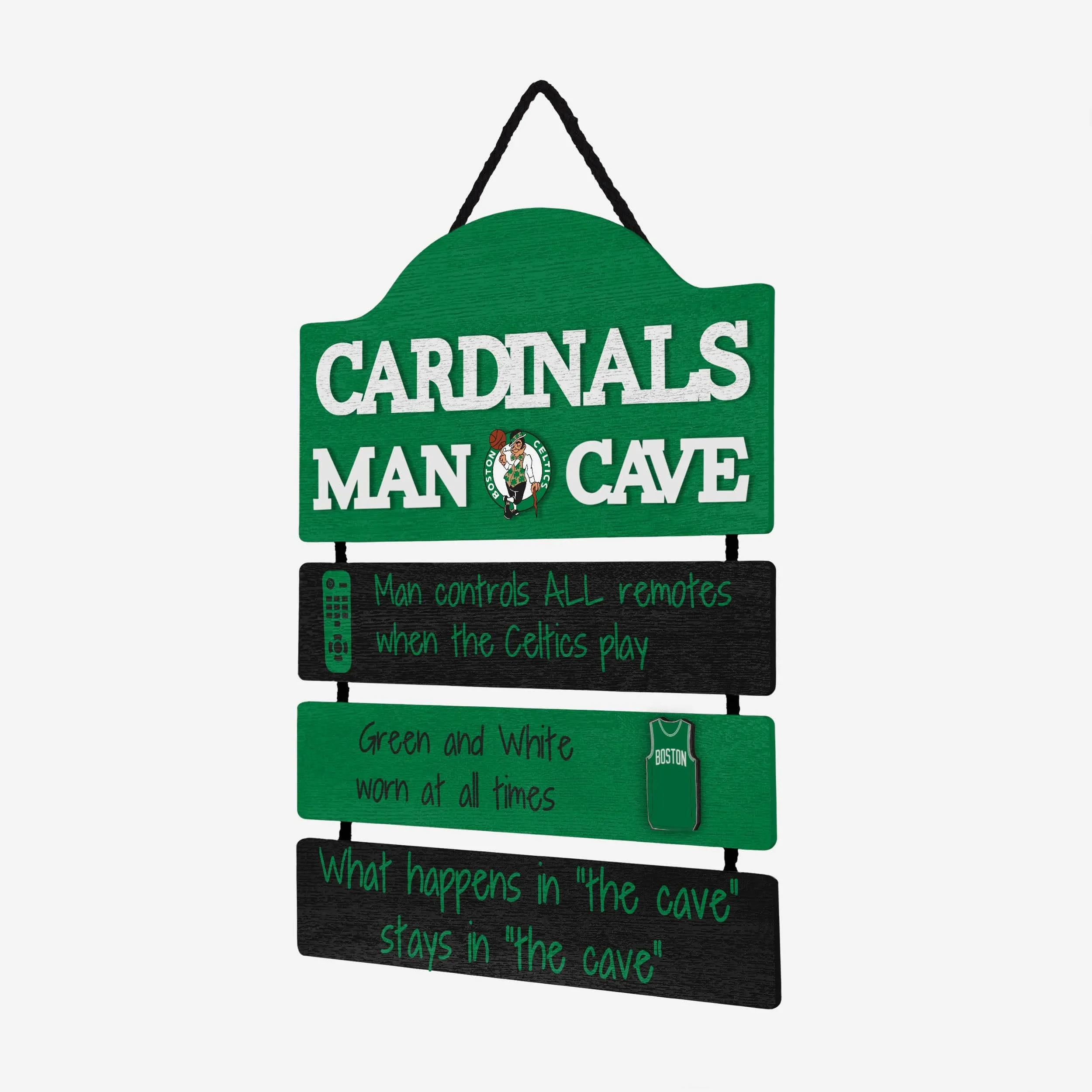 Boston Celtics Mancave Sign