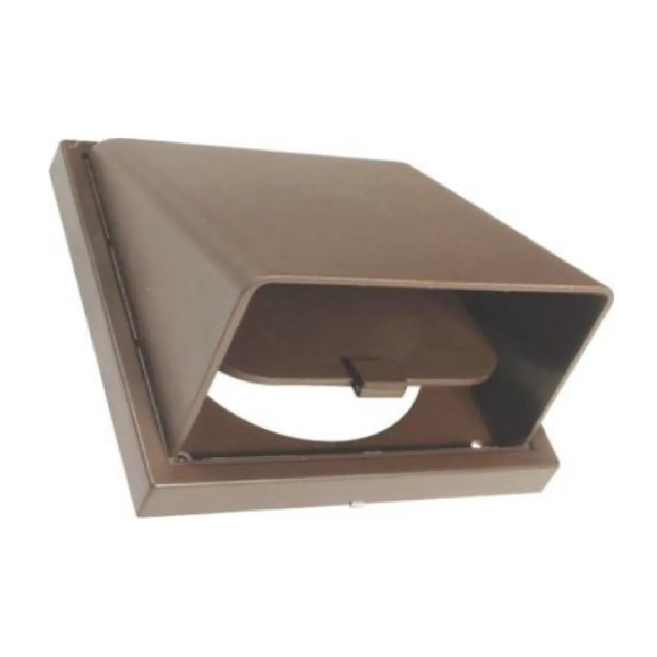 Brown Hooded Extractor Fan Air Vent Cowl for 4 Inch Ducting