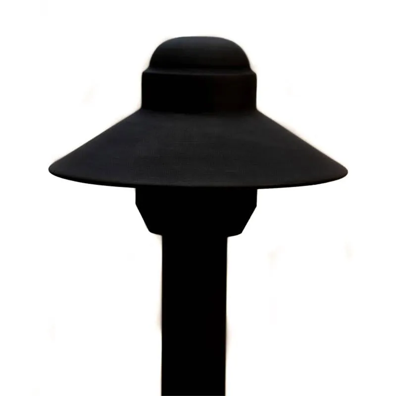 CopperMoon CM.4012 12V Copper 4" Path Light Top, 8.75" X 3/4" Copper Stem With Stake