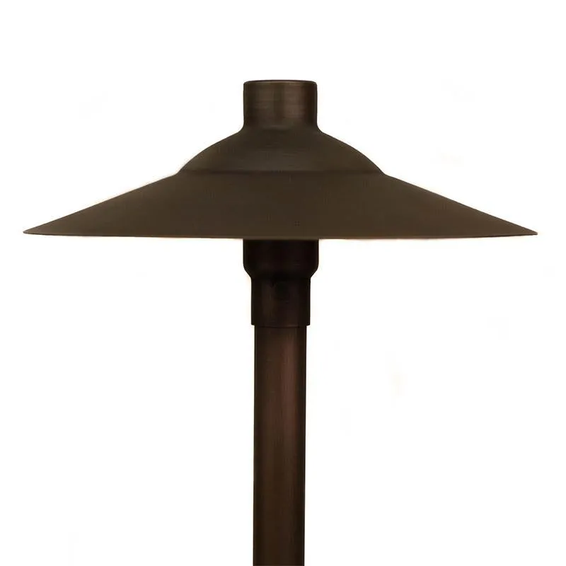 CopperMoon CM.750-20 12V Copper 11" Path Light Top, 20" Copper Stem With Stake