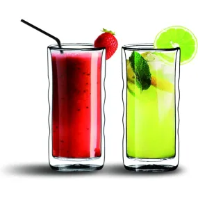 Cuisine  Art Double Wall Glass Cup 2Pcs Set-445 300ml