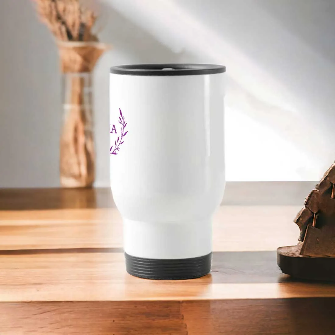 Custom Travel Mug with Lid - Insulated Travel Mug for Women