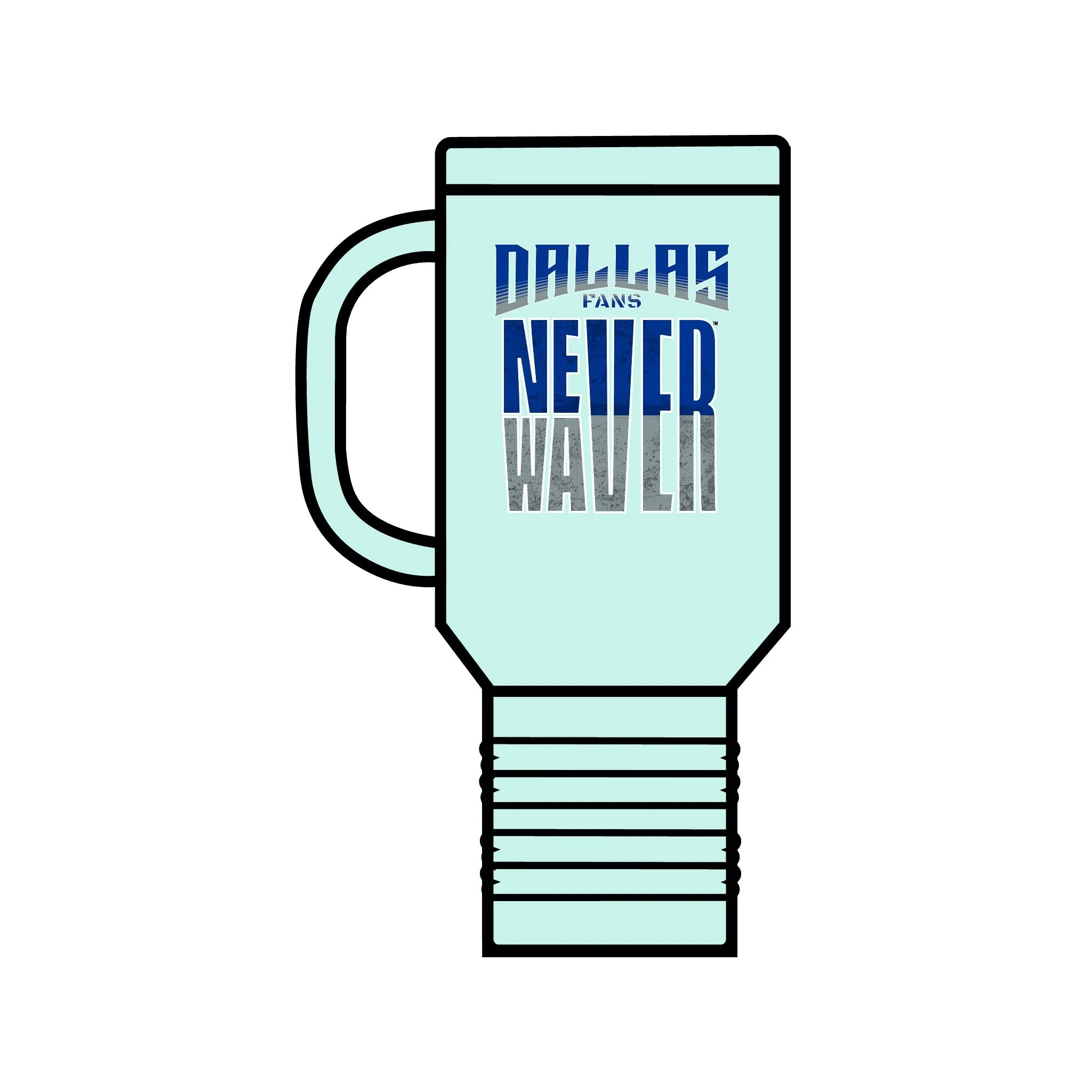 Dallas Fans Never Waver Insulated Travel Mug, 40oz