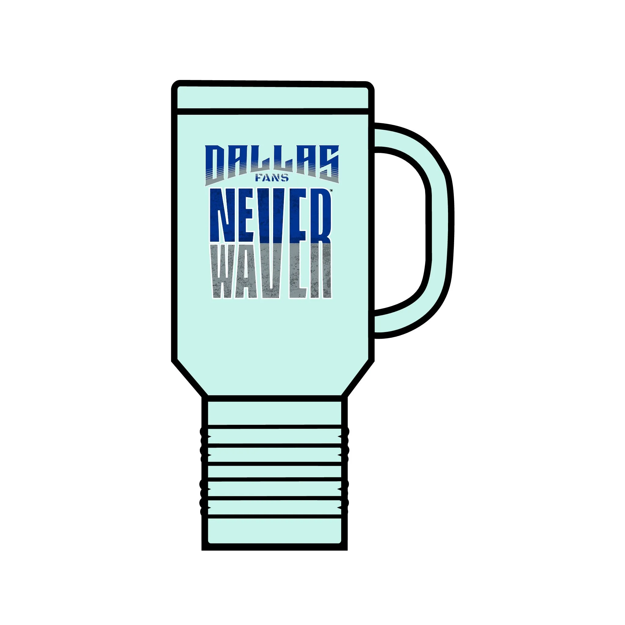 Dallas Fans Never Waver Insulated Travel Mug, 40oz