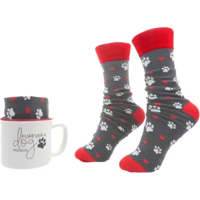 Dog Person 18 oz Mug & Crew Socks