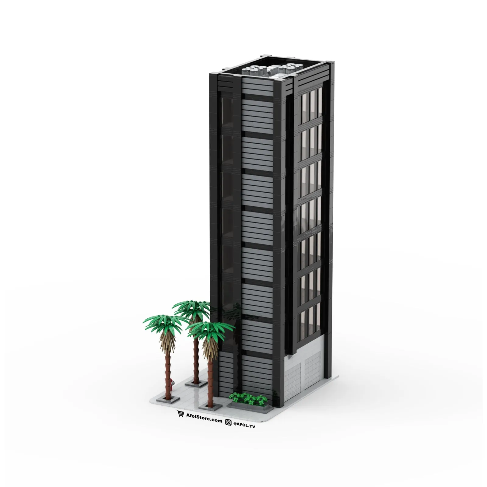 Downtown City Stackable Tower Instructions