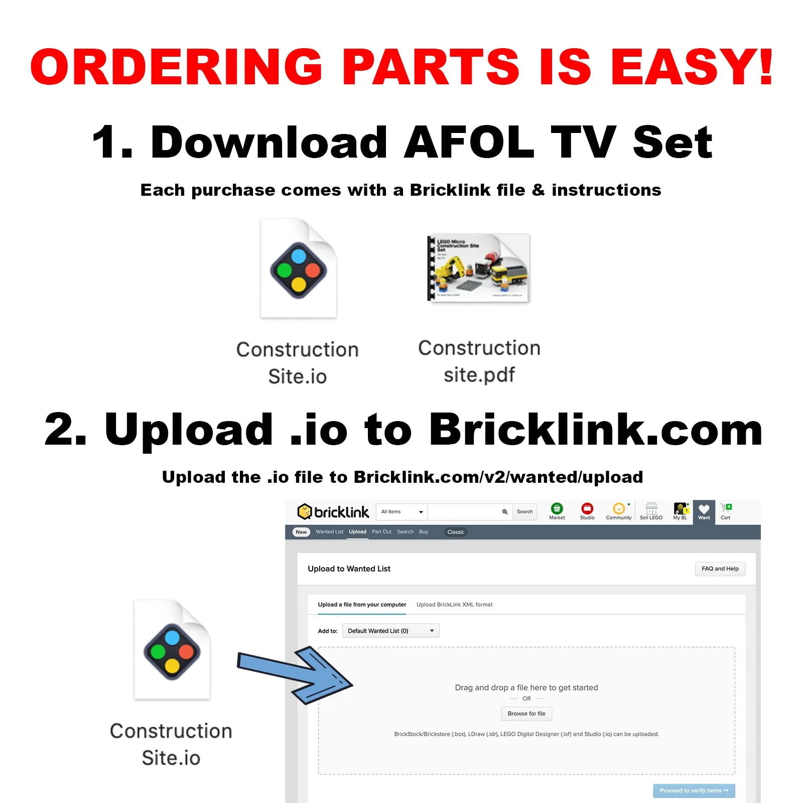 Downtown City Stackable Tower Instructions