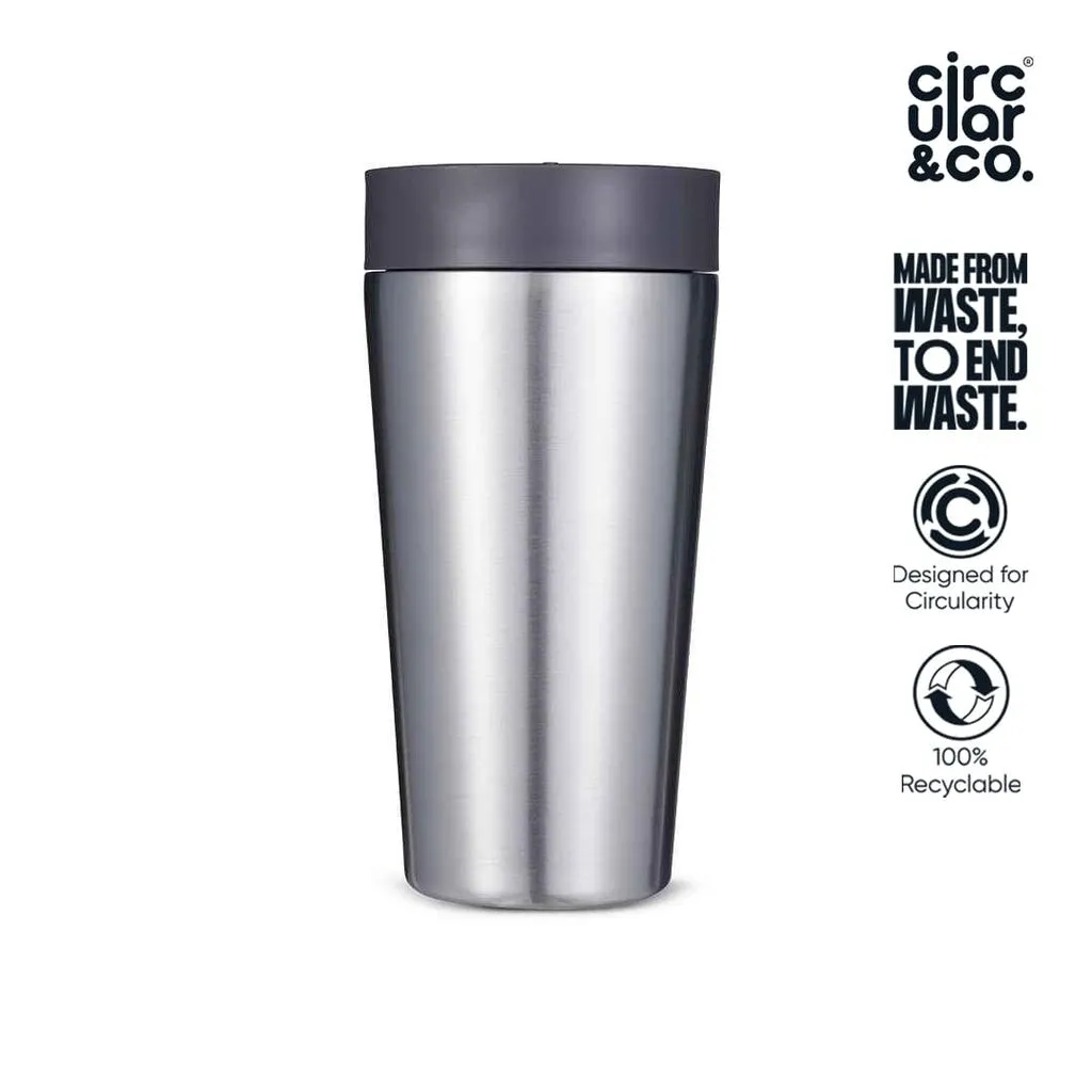 DWCC 3169 Circular Cup - Recycled Stainless Steel Cup 12oz