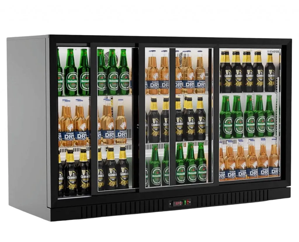 Empire Premium Triple Door 330ltr Bottle Cooler Sliding Doors - CL-320S-EE