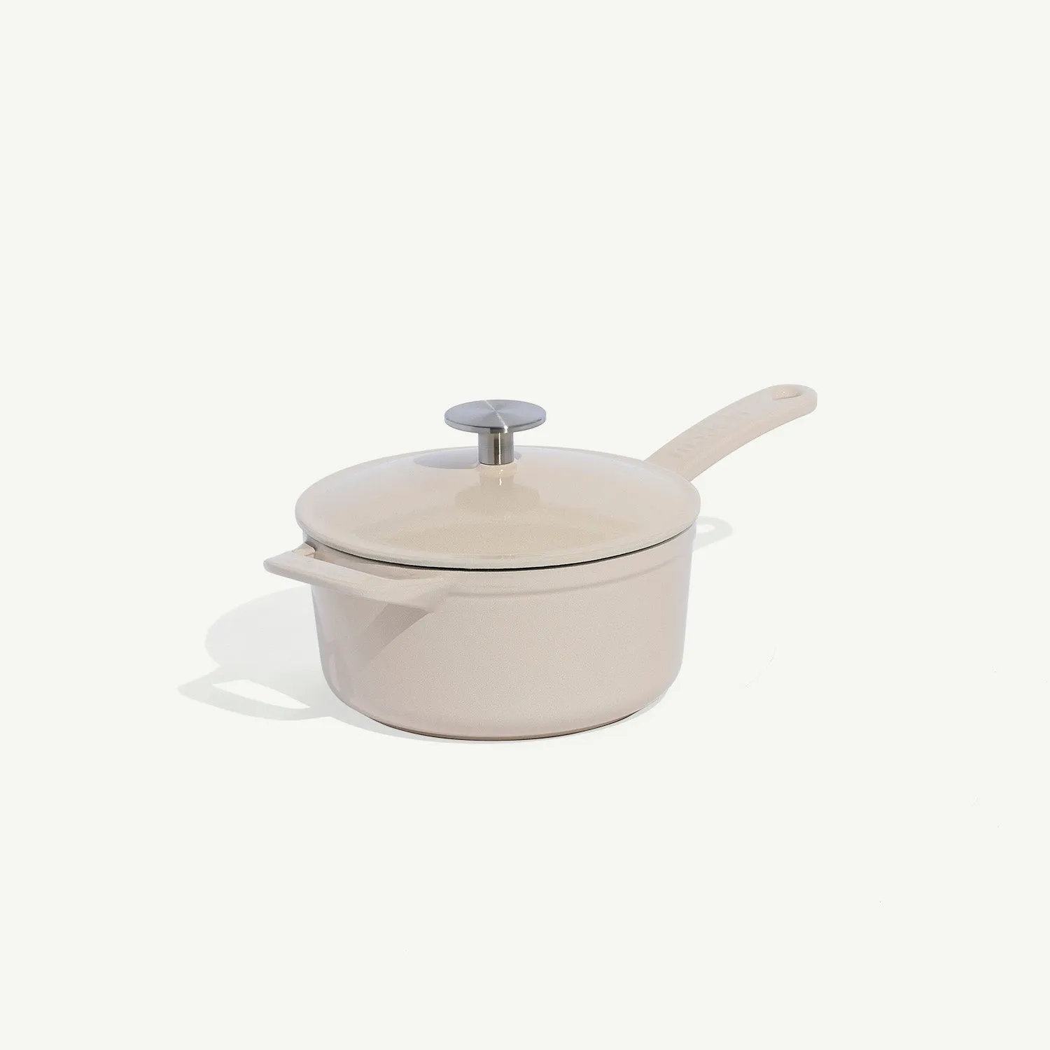 Enameled Cast Iron Saucepan