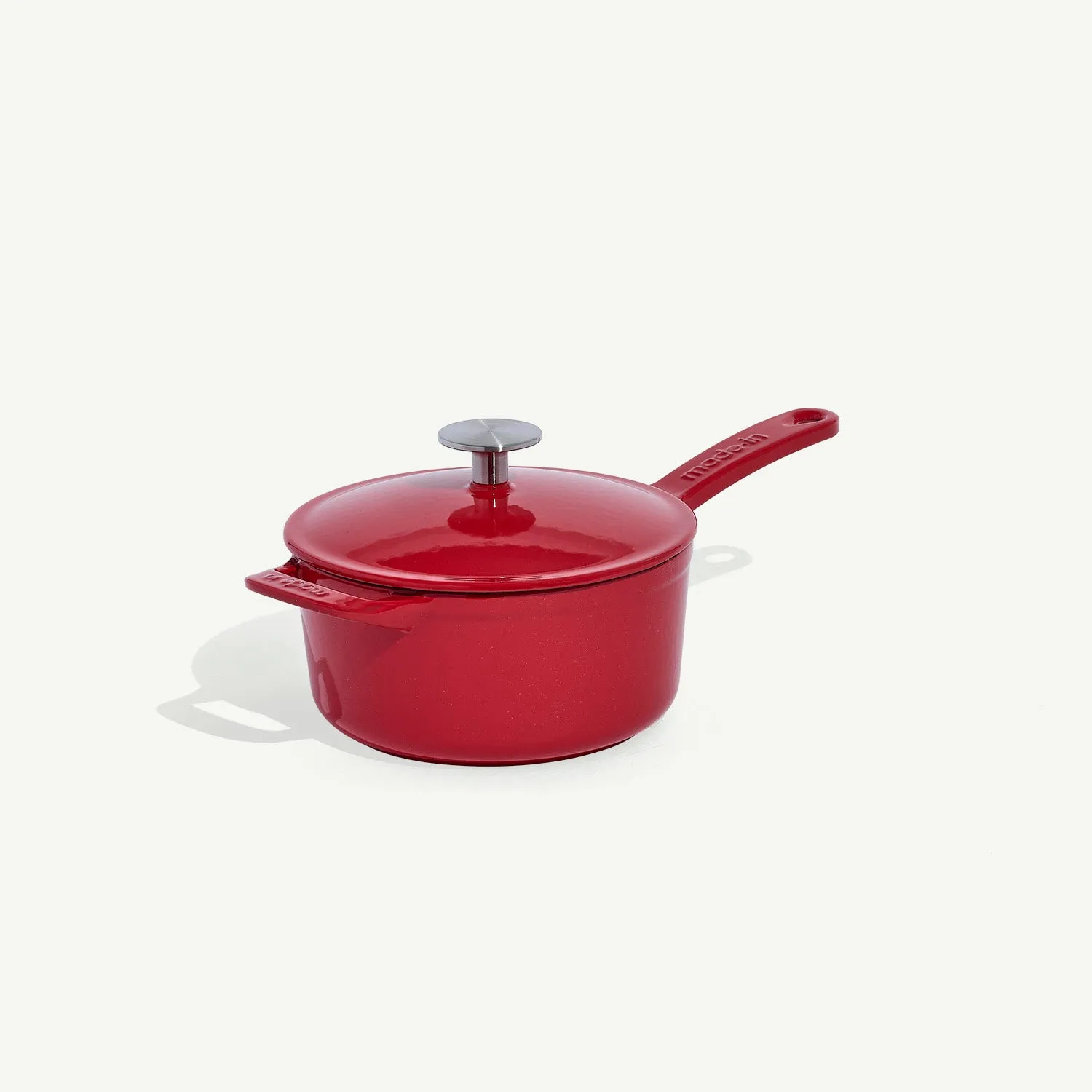 Enameled Cast Iron Saucepan