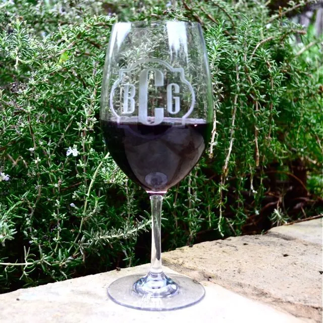 Engraved Tritan Red Wine Glasses