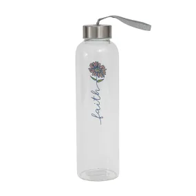 Faith Flower Water Bottle