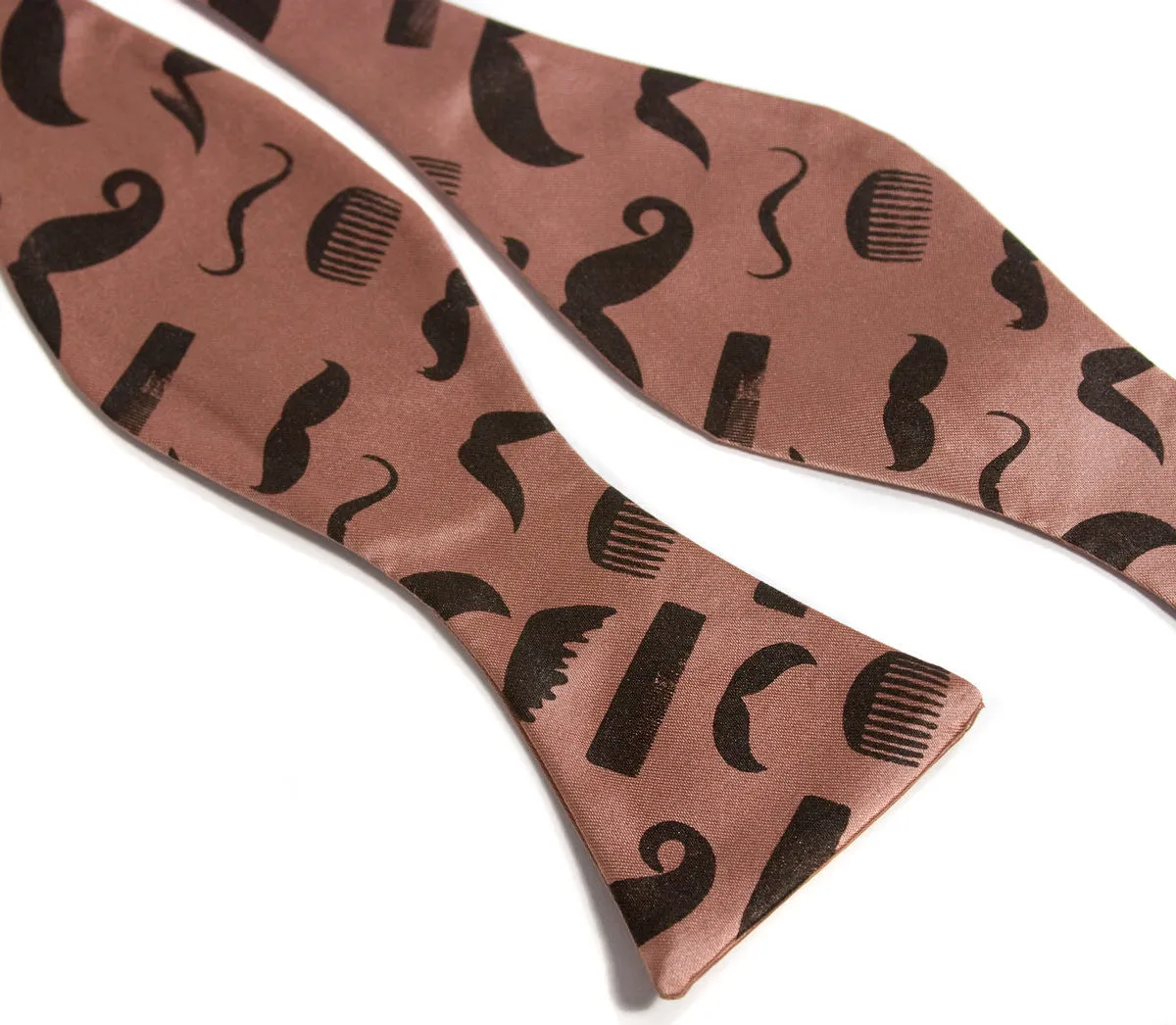 Flying Mustaches Bow Tie. Moustache print bowtie