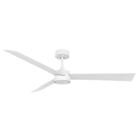 Francolin 2.0 White DC Ceiling Fan with ABS Blades and Removable Light