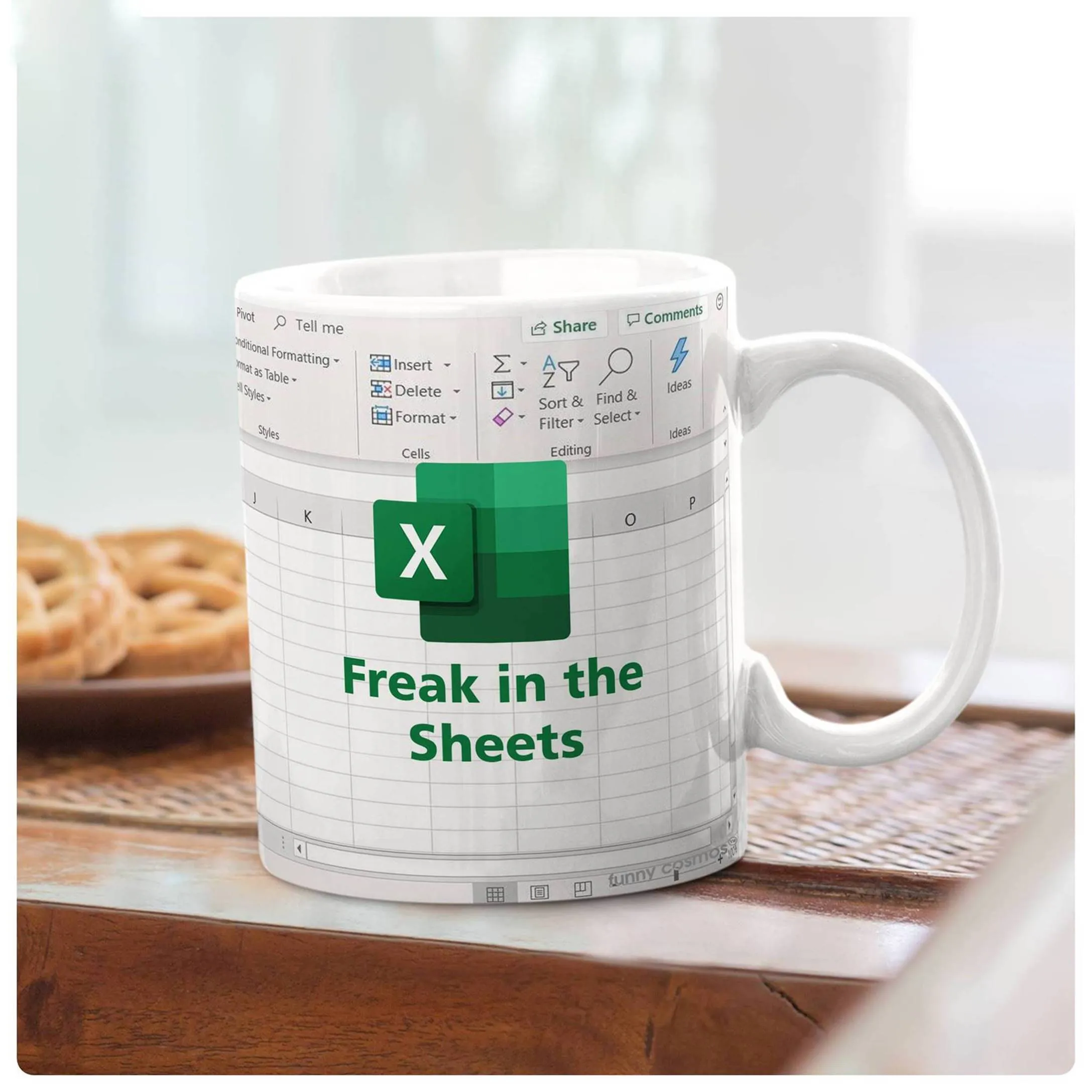 Freak In The Sheets Mug 2 - Accountant cup - Accountant funny mug - accounting  gift - cpa gifts - excel life -accounting graduation gifts - excel shortcut, na CPA,CFO, Coworkers, Men, Women Mug 11Oz 15Oz