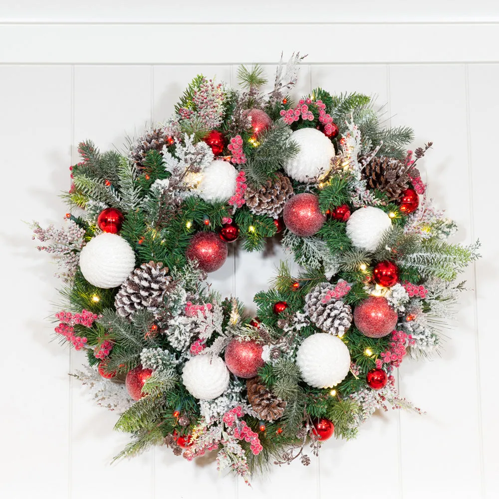 Frosted Wonderland Wreath - 30"