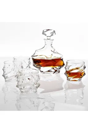 Glass Decanter Set of 5 | Eichholtz Gatsby