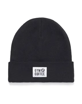 Gym Coffee Knit Beanie - Black