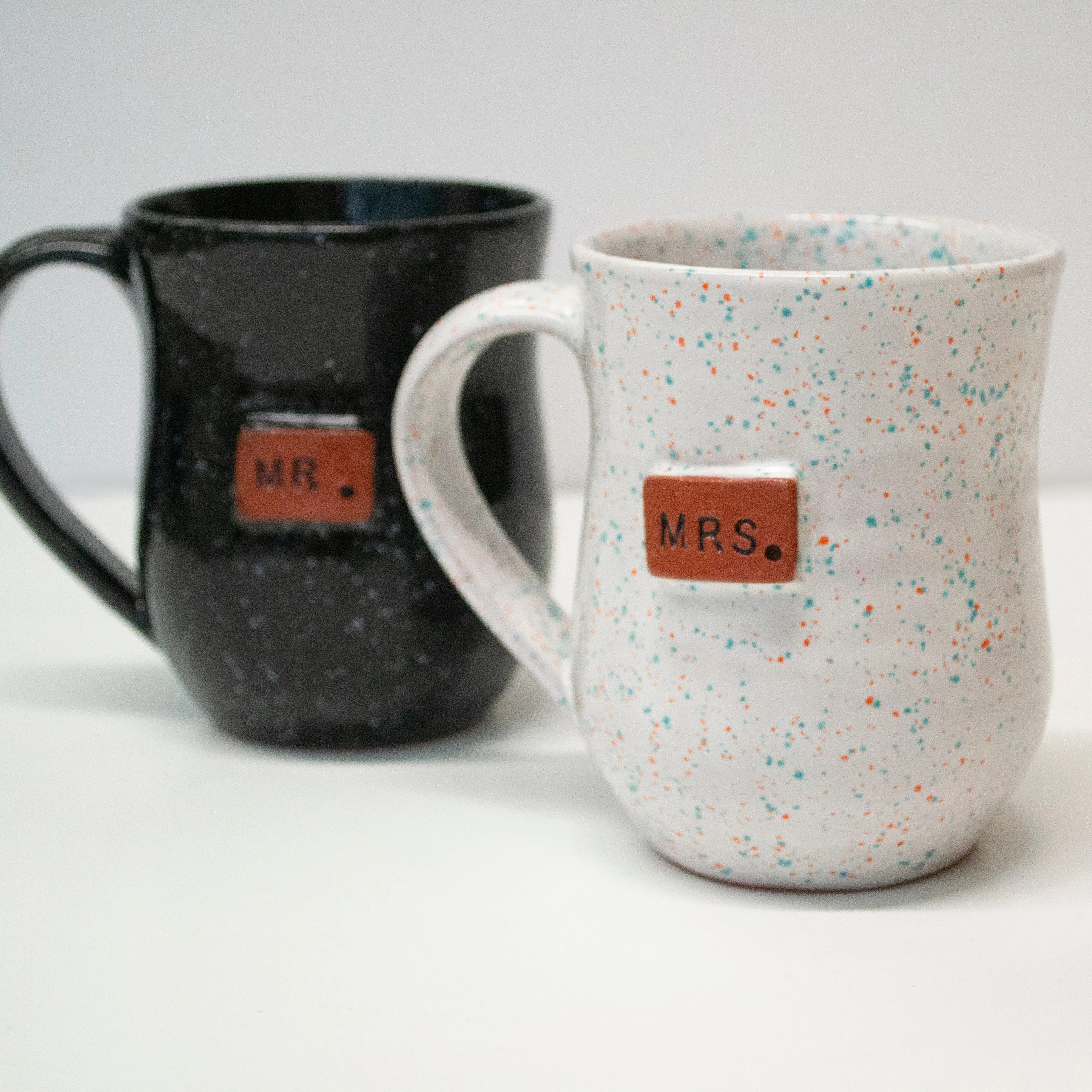 Haitian Clay Mug - Mr. and Mrs.