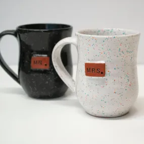 Haitian Clay Mug - Mr. and Mrs.