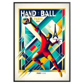 Handball Poster Paris Poster