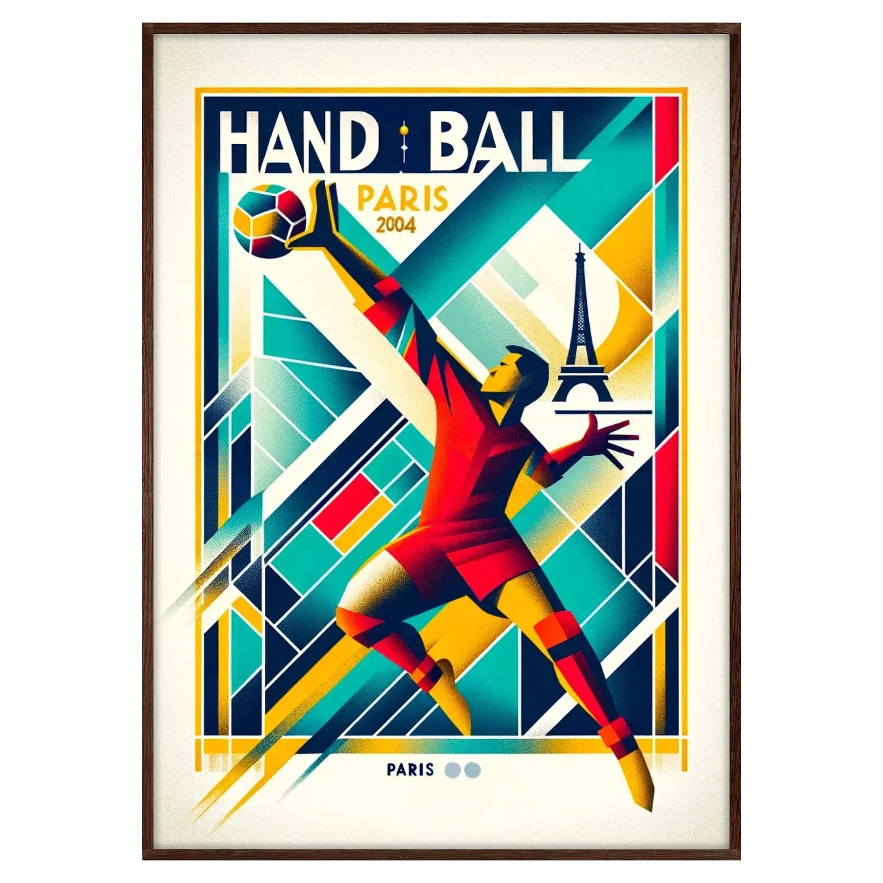 Handball Poster Paris Poster