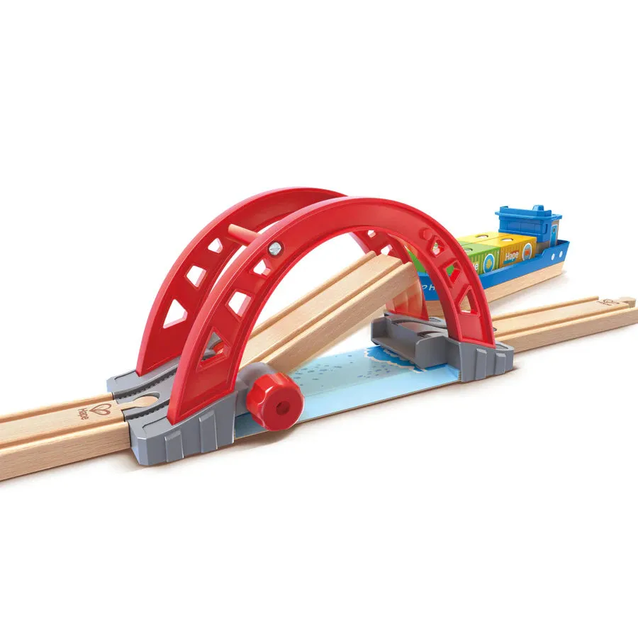 Hape Sea & Rail Cargo Transport Set