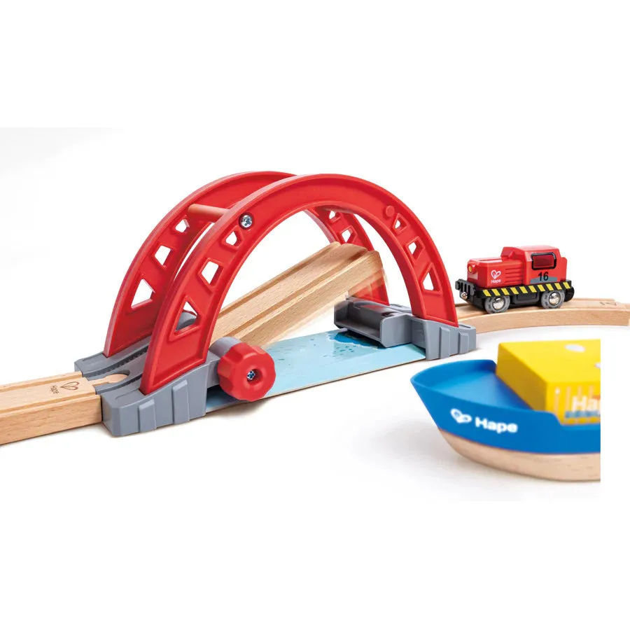 Hape Sea & Rail Cargo Transport Set