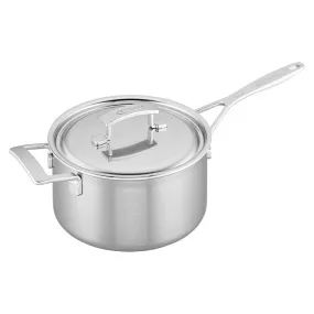 Industry 4-quart Stainless Steel Saucepan With Helper Handle