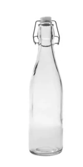 Kates Round Glass Bottle 600ml