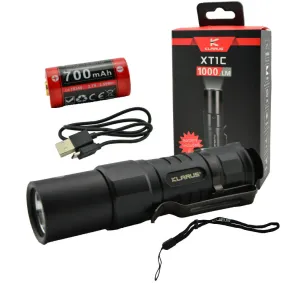 Klarus XT1C 1000 Lumen Tactical EDC Flashlight w/ Rechargeable Battery